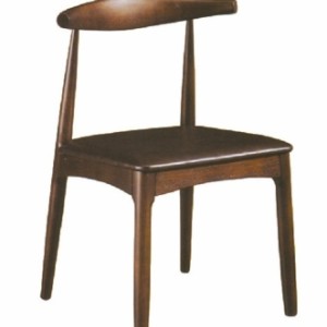 1914 時尚胡桃實木牛角餐椅