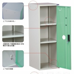 KDF 多用途鋼製組合式置物櫃(內構圖)